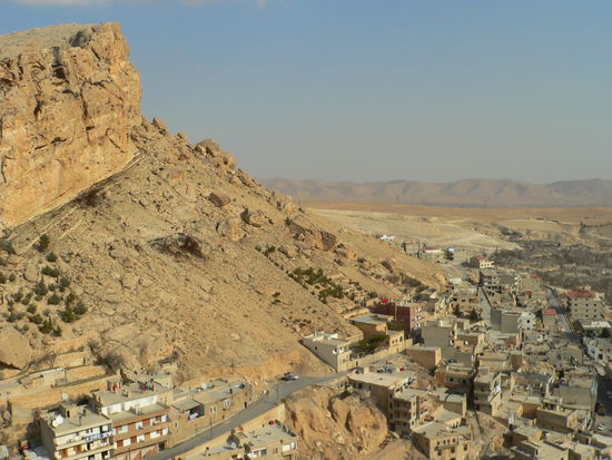 Blick auf Maloula (50km noerdlich von Damaskus)