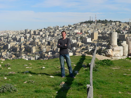 In Amman auf dem Stadthuegel (roemischer Tempel) wie ueberall.