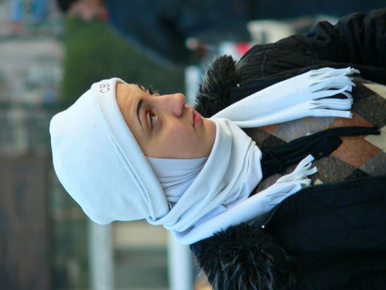 Maedchen auf der Strasse