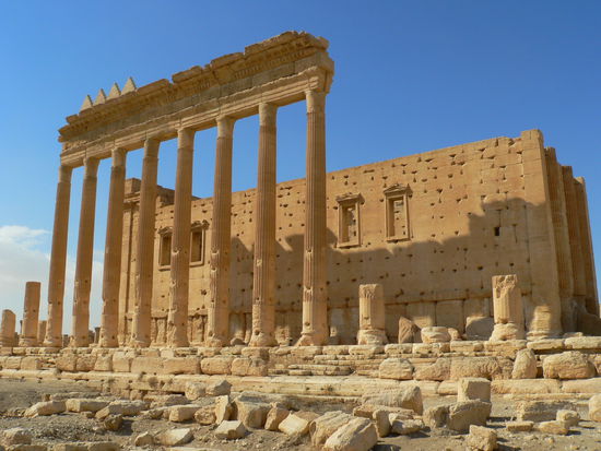 Einer der Tempel in Palmyra