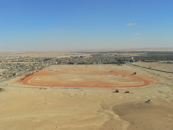 Palmyra von der Zitadelle aus betrachtet