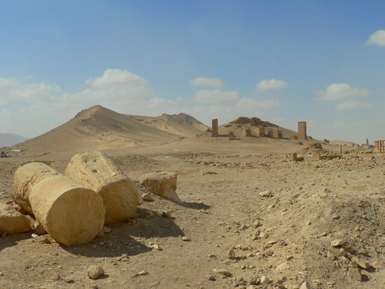 Truemmer in der Wueste