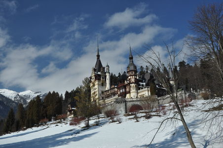 Das Schloss in Sinaia (Burg der Hohenzollern aus dem Jahre 1866)