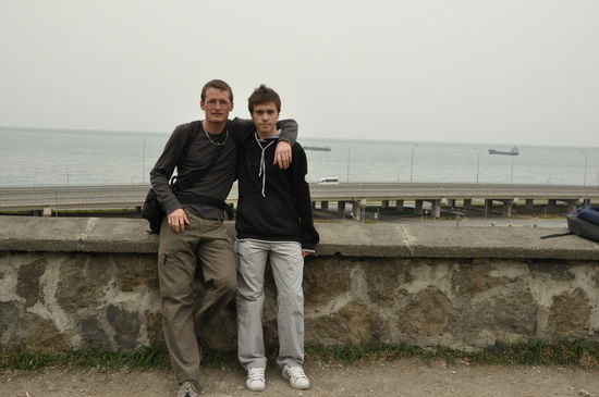 In Trabzon an der Hagia Sophia