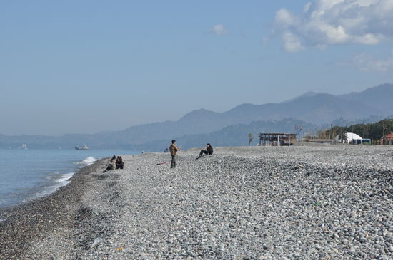 Der Strand von Batumi