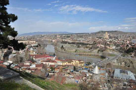 Die georgische Hauptstadt, Tbilisi. War ein schoener Besichtigungstag zumal die Menschen unglaublich waren !