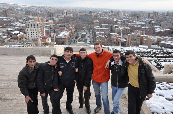 In Yerevan, der Hauptstadt Armeniens ...