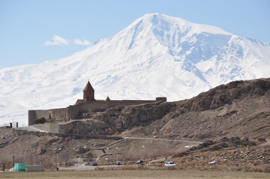 Ararat im Hintergrund von Khon Virap