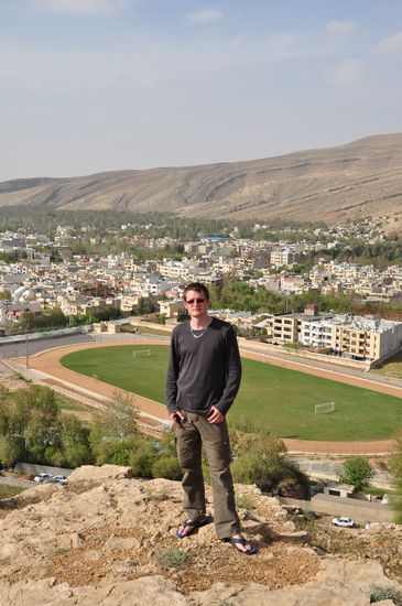 In Shiraz auf einem kleinen Berg