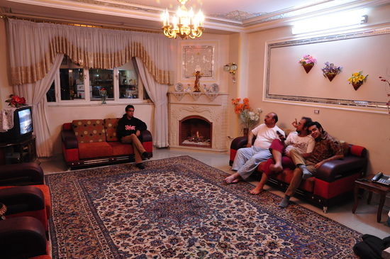 Dort habe ich in Shiraz eine Nacht gewohnt