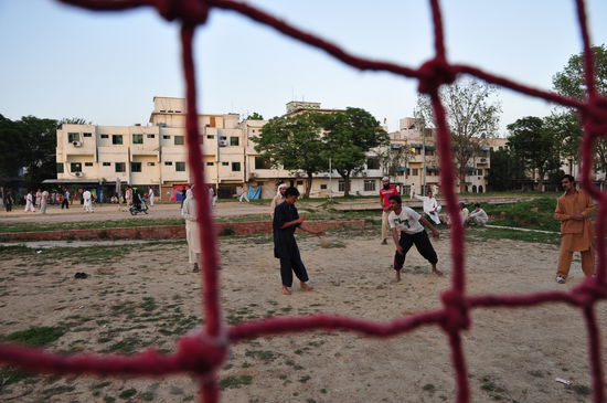 In Islamabad beim Volleyball