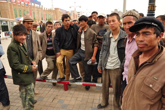 Kashgar vor der Moschee