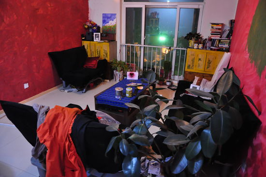 Das chaotische Apartment der couchsurferin Amy, bei der ich 2 Tage wohnte.
