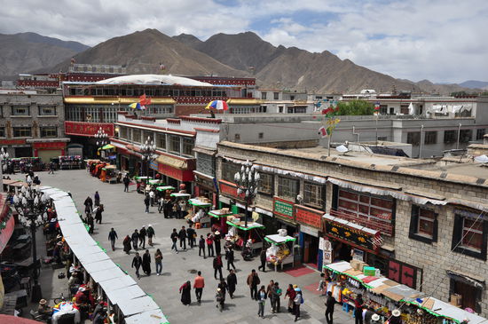 Lhasa, das alte Zentrum der Stadt
