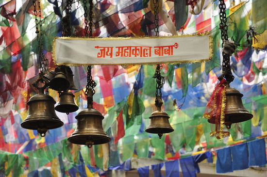 Der wunderschoene Tempel in Darjeeling