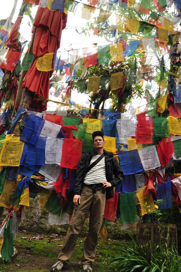 In Darjeeling im Tempel