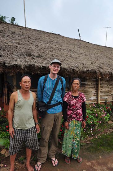 Mit einer Familie in Ilam