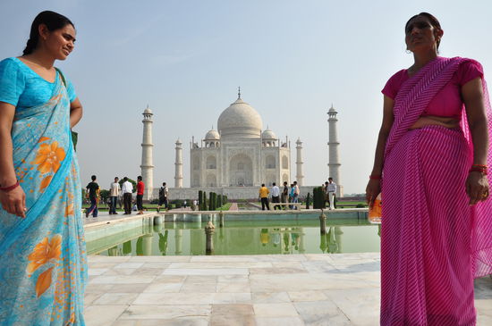 Das Taj Mahal in Agra