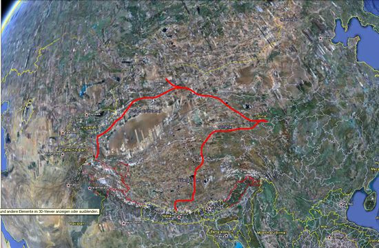 Die Reise durch China dauerte lediglich 2,5 Wochen