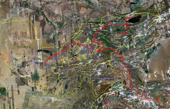 China, Kirgisistan und Uzbekistan benötigten 3,5 Wochen
