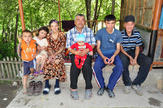 Arslanbop, Kirgisistan (zum Essen eingeladen)