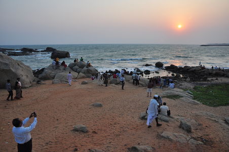 Sonnenuntergang in Kanyakumari