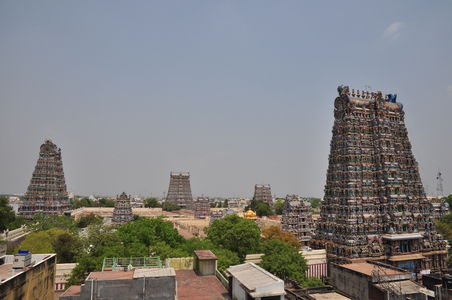 Der riesige Tempel von Madurai