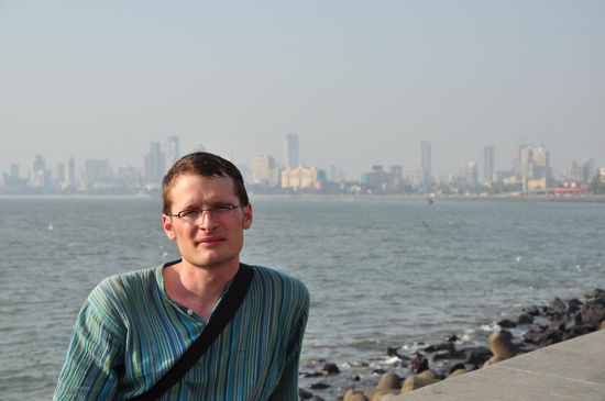 Nahe des Chawpatty Strandes in Bombay