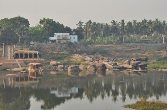 Der Fluss in Hampi