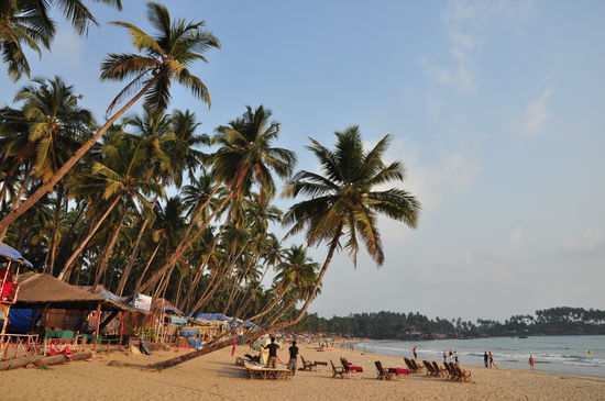 Der Strand von Palolem in Goa