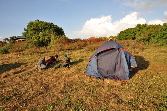 Mein Zelt in Sankabar.