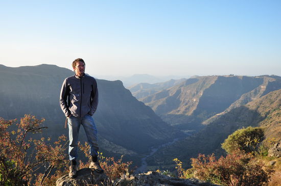 Sonnenaufgang in Sankabar, der 2. Wandertag beginnt.