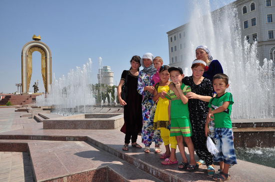 Tadschikische Familie