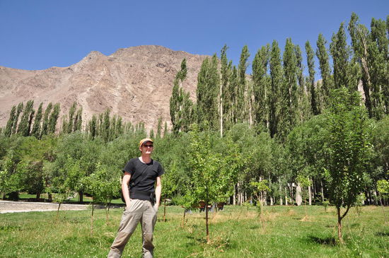 Der botanischen Garten in Khorog