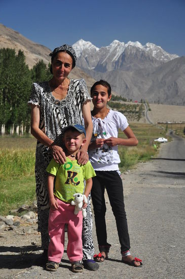 Familie in Ishkashim