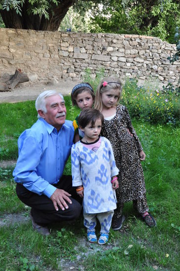 Der nette Herr, der uns zum Tee und zur Unterhaltung einlud