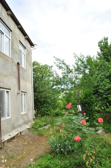 Die Rückseite des Hauses