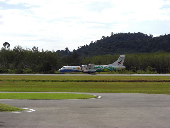 Mein Flieger nach Bangkok.