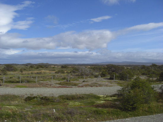 Während der Fahrt, kurz nach Grenze zu Chile