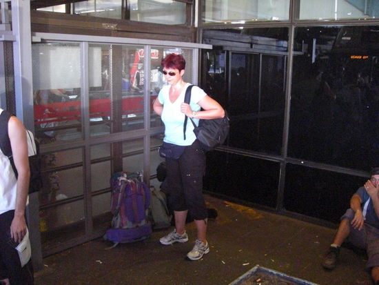 Ohne die Brille wuerde man die planke Panik in Ihren Augen sehen. Hihi.....