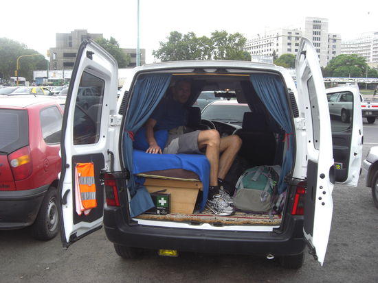 Mein Platz fuer die naechsten 380 km 