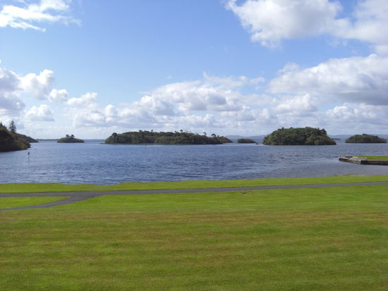 Der Blick von der Terasse 