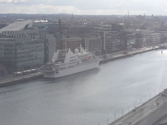 Blick vom Wheel of Dublin