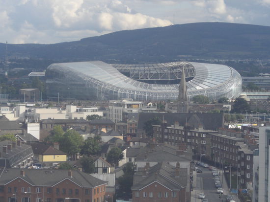 Das neue Fussballstadion von Dublin