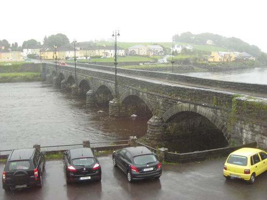 Bei diesem Wetter haben wir uns relativ früh ein B&amp;B (steht für Bed&amp;Breakfirst) gesucht, und wurden auch fündig. Hier der Blick aus unserem Zimmer.