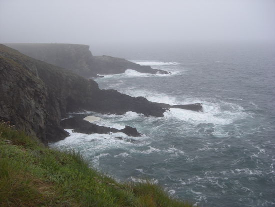 Leider kommt die Brandung auf dem Bild nicht so rüber, aber das sind Kräfte....
