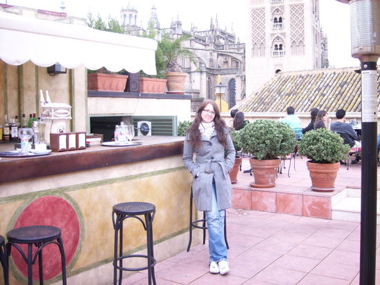 Dachterrasse im Herzen Sevillas