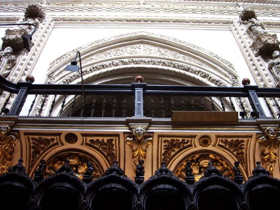 Balkon in der Kathedrale