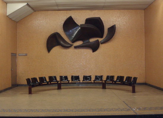 Metro-Station wo ich immer einstseig