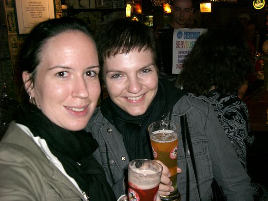 Erdbeerbier + Apfelbier...mmmmh!